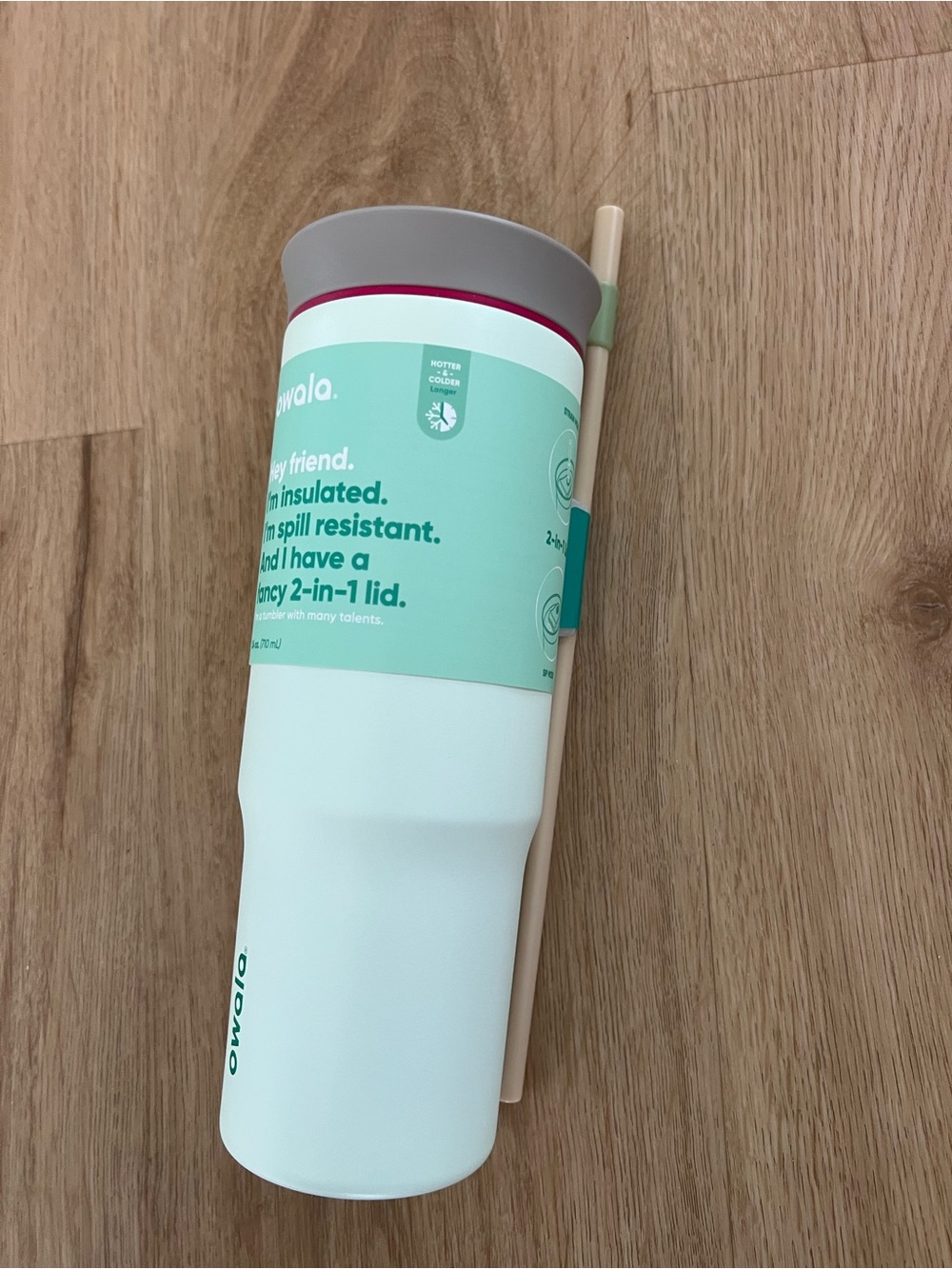 NWT Owala Stainless Steel Tumbler 24 oz